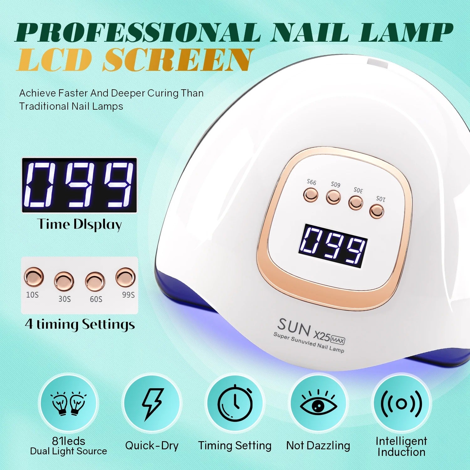 AVP PASSION: UV LED Lamp for Fast Gel Drying & Curing