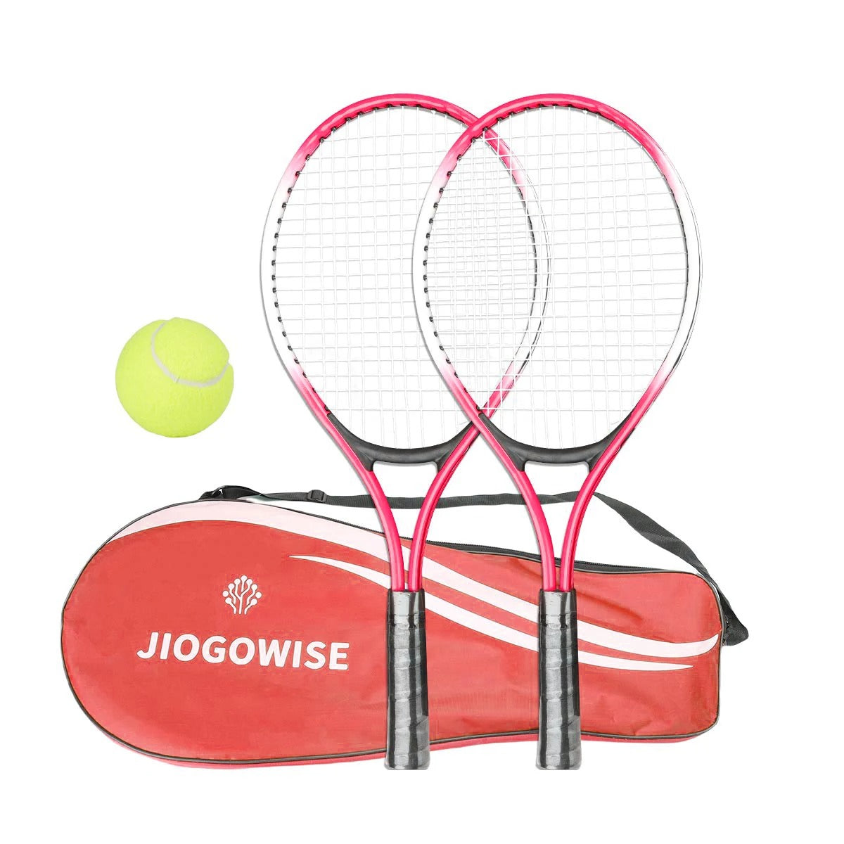 AVP PASSION: Juego de raquetas de tenis para principiantes (2 piezas + bolsa + pelota)
