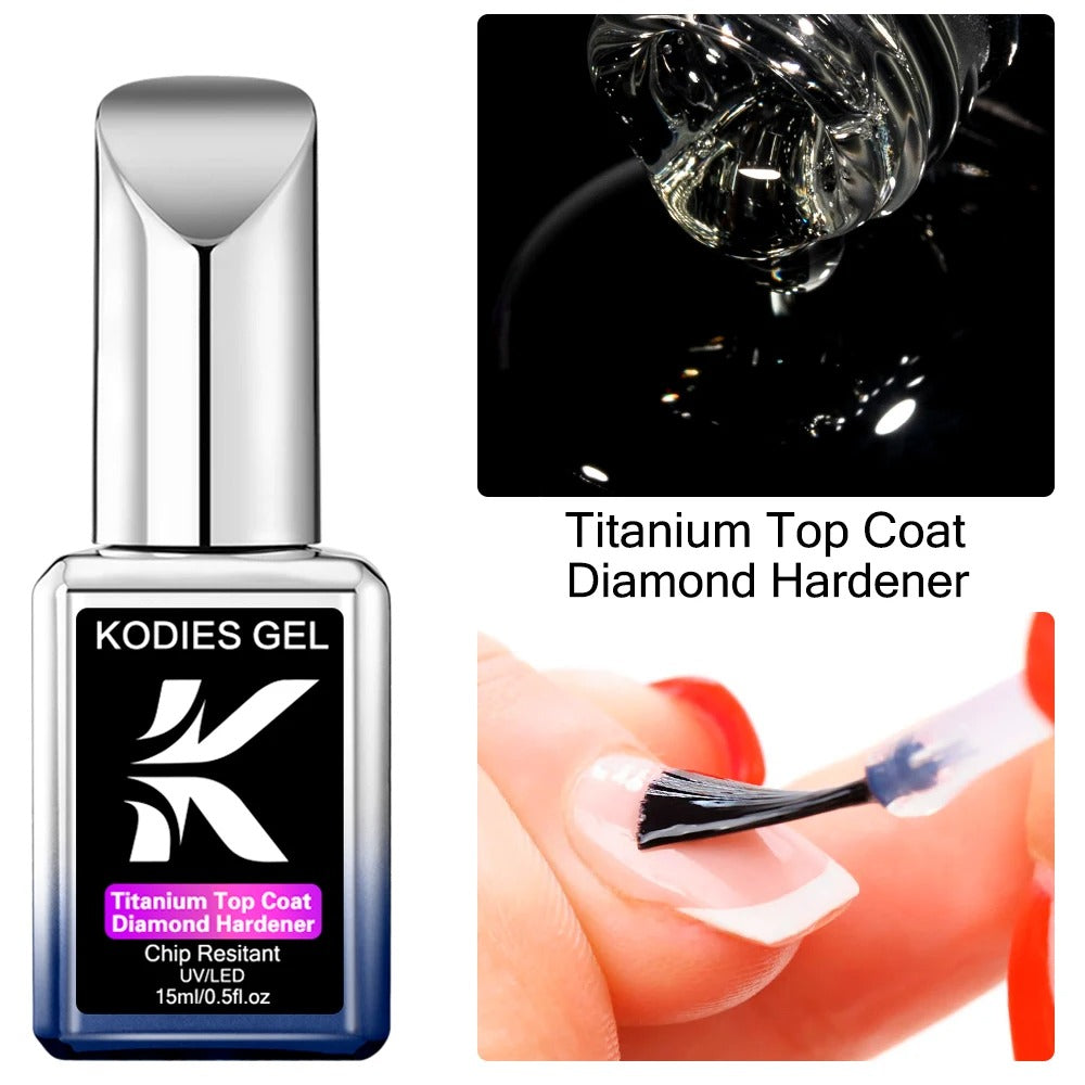 AVP PASSION: Titanium No-Wipe Super Shine UV Gel Top Coat
