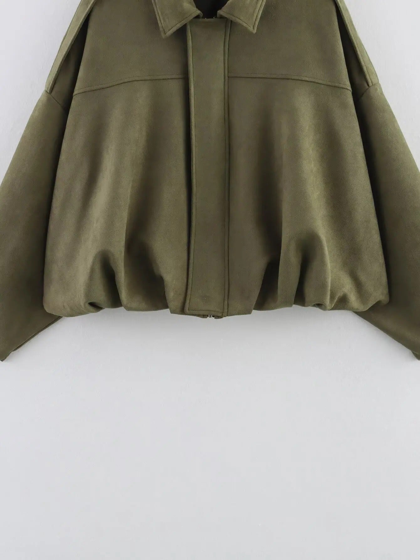 Veste Bomber Oversize Vintage Femme – Vert Chic 2025