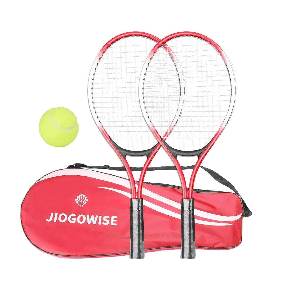AVP PASSION: Juego de raquetas de tenis para principiantes (2 piezas + bolsa + pelota)
