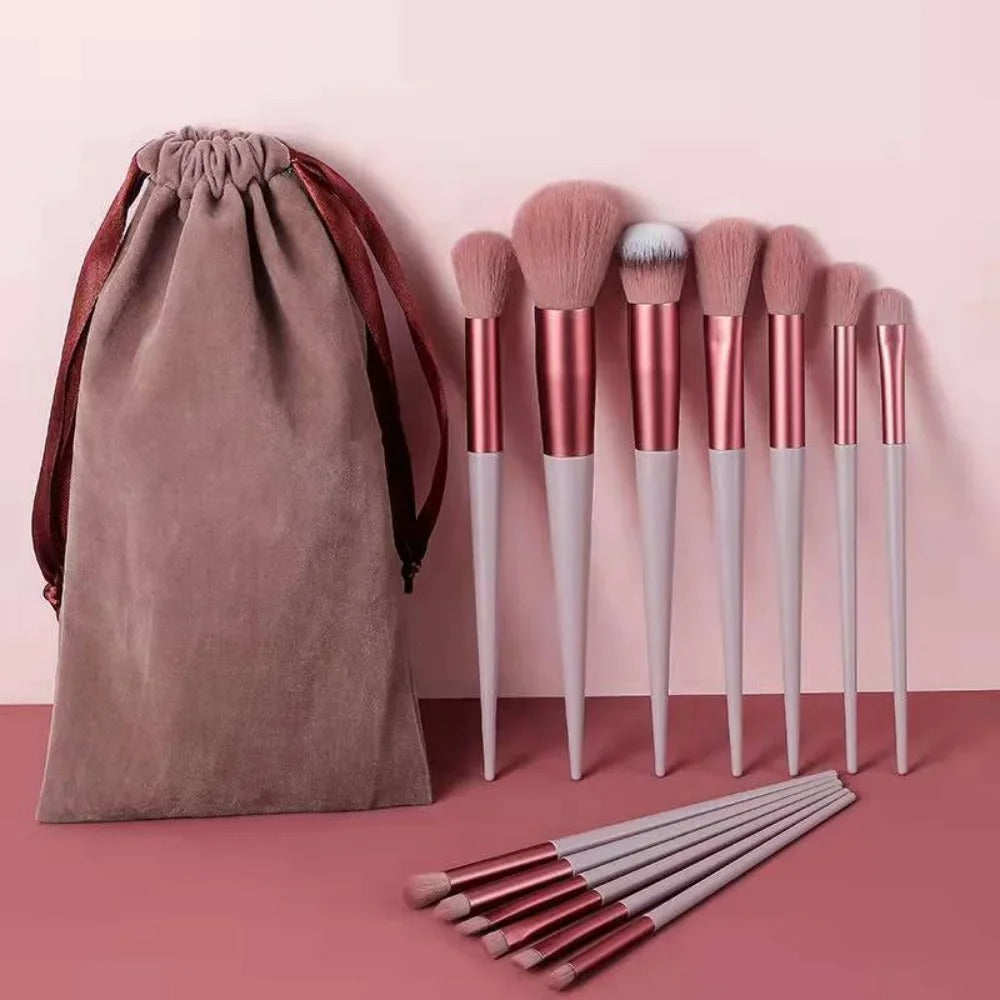 AVP PASSION : Kit de pinceaux de maquillage professionnels 13 pièces