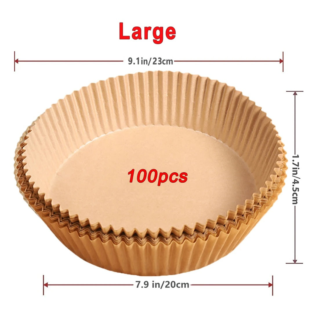 AVP PASSION: 50/100pcs Air Fryer Disposable Non-Stick Paper Liners