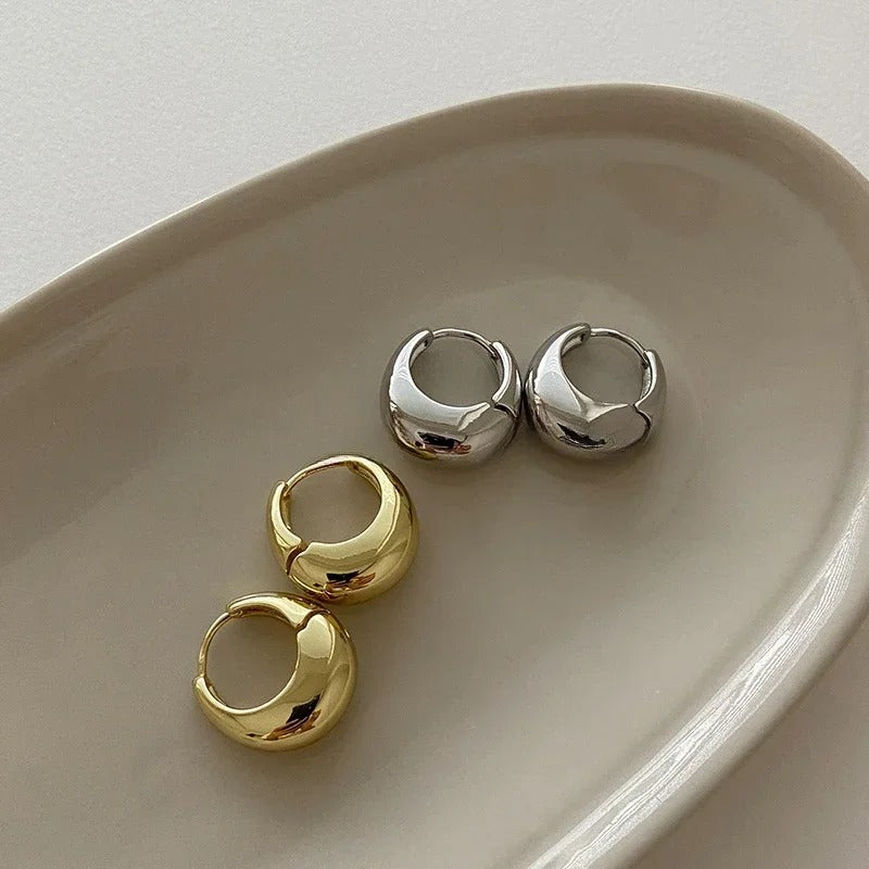 AVP PASSION – Créoles Rétro Plaqué Or